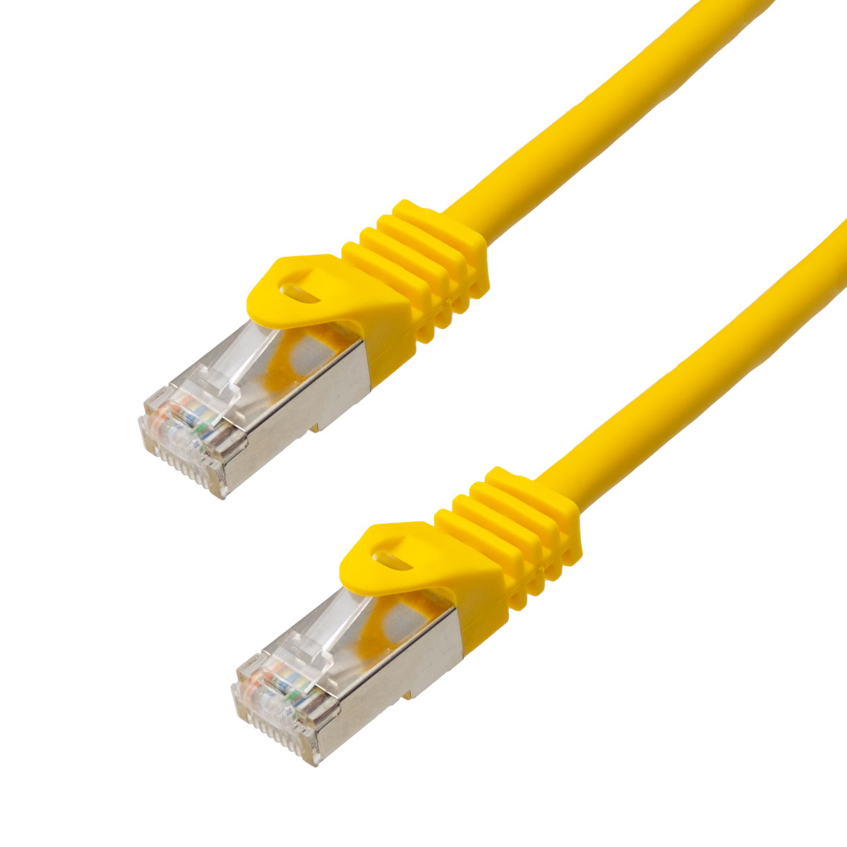 CAT6 SSTP(SFTP) Jaune RJ45 Mâle-Mâle, 10m LSZH