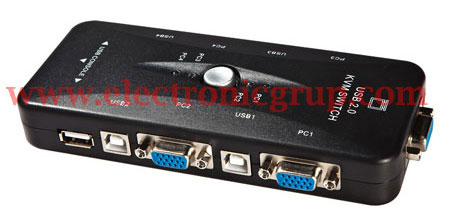 Selector KVM  VGA+USB*4