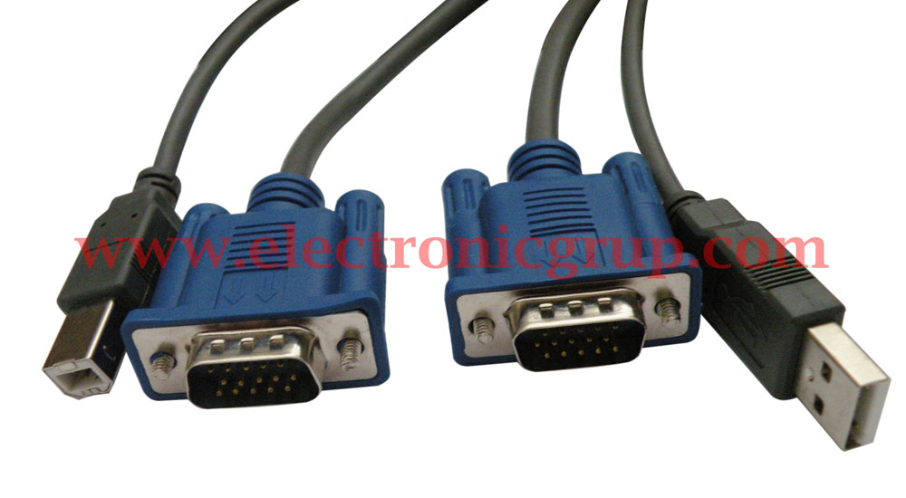 USB KVM CABLE, 1,5mts.