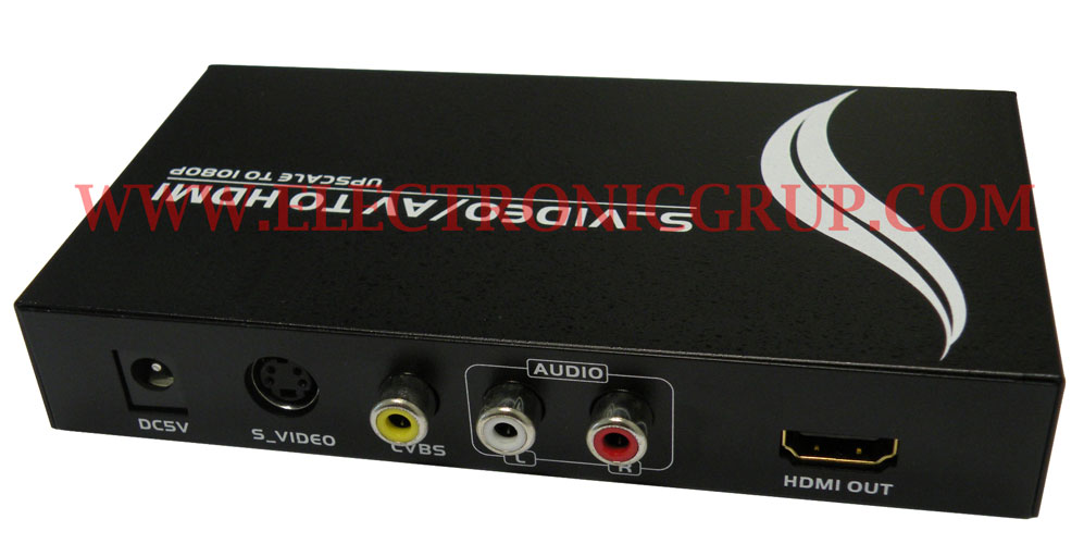 S-VIDEO/AV a HDMI, 1080P