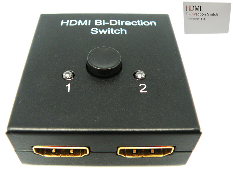 Sel·lector HDMI 1.4v, Bi-direccional 1x2 / 2x1