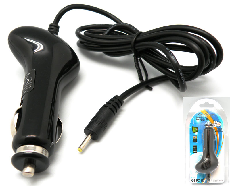 Car charger, jack 2.35 x 0.7mm, 5V 2A