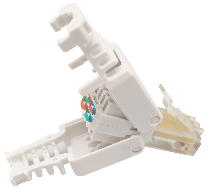 Connector RJ45 Cat.6 a pressió