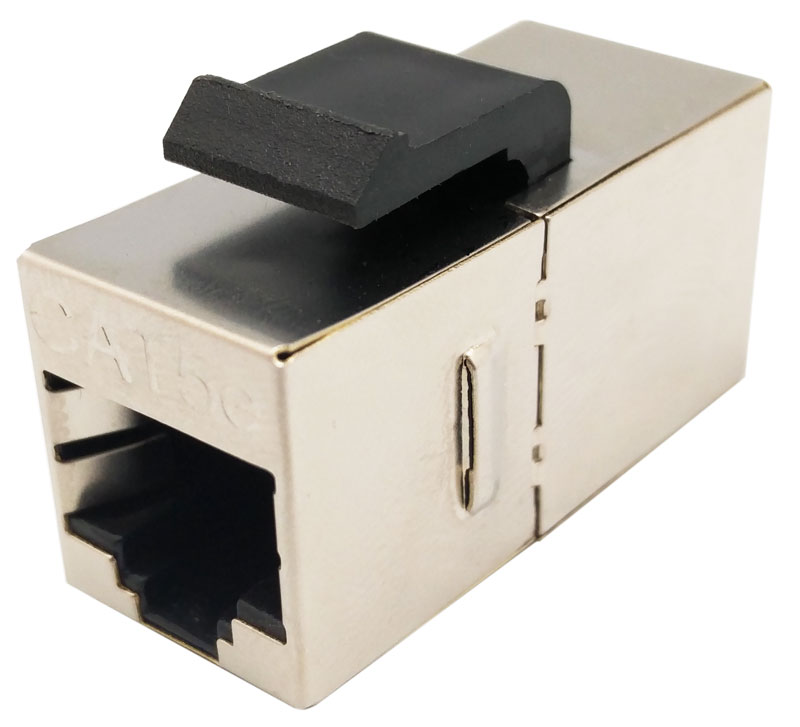 Adapt. Keystone Cat5e RJ45 F-F Apantallat