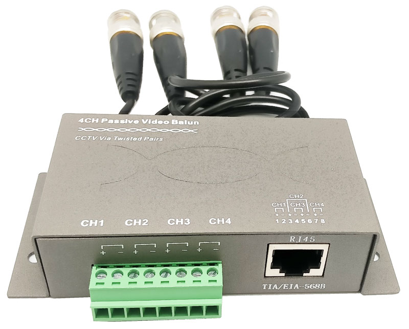 4 Channel HD Balun RJ45 720p/1080p