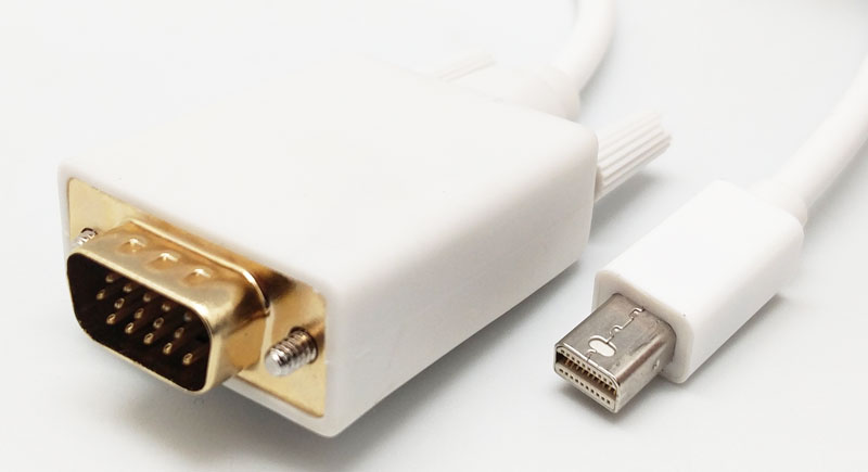 Mini DisplayPort a VGA, 1.8m