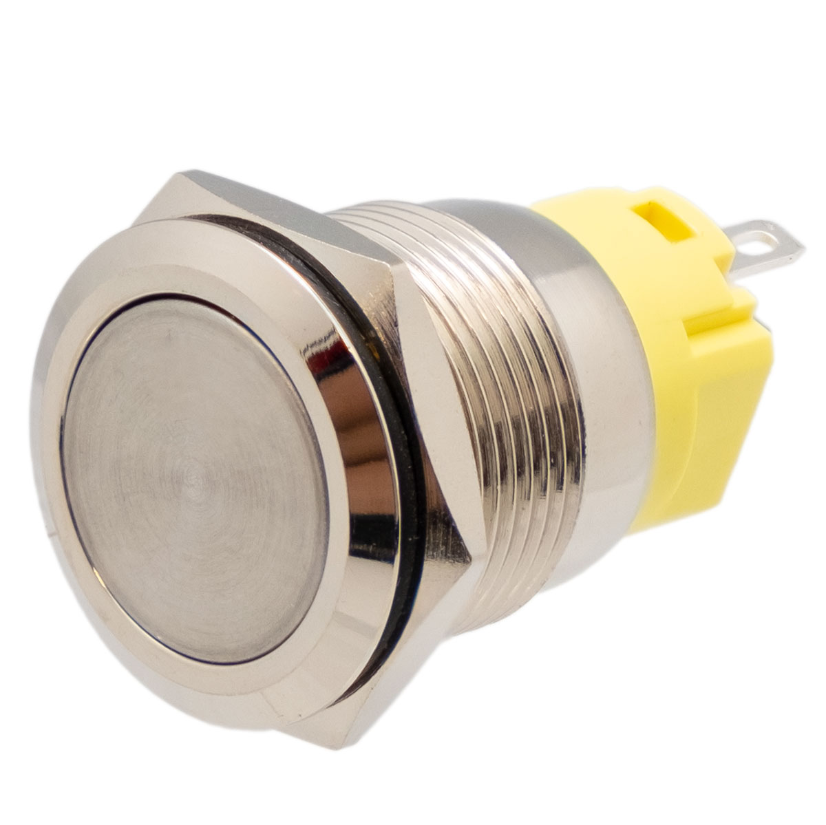 16mm. self locking switch OFF-ON DPST