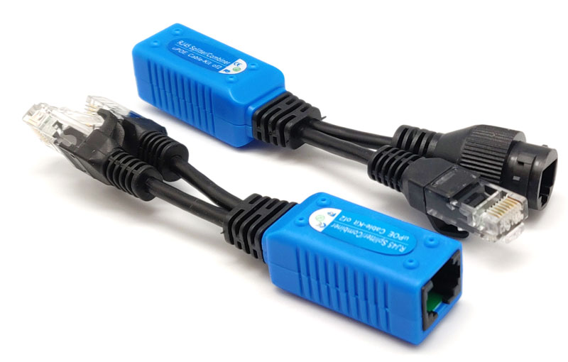 Balun/splitter PoE pour caméras IP