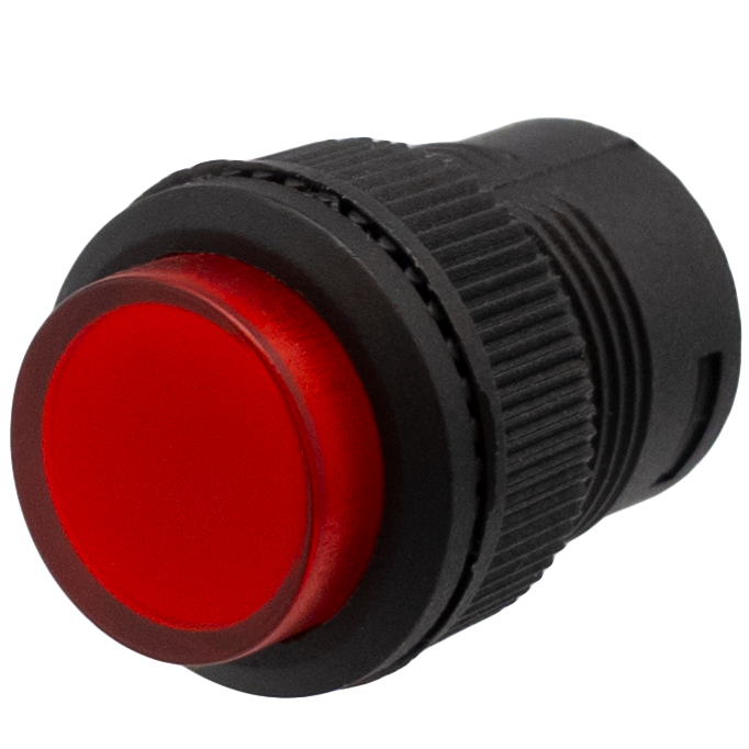ON-OFF Pushbutton switch 3A 250V with red LED