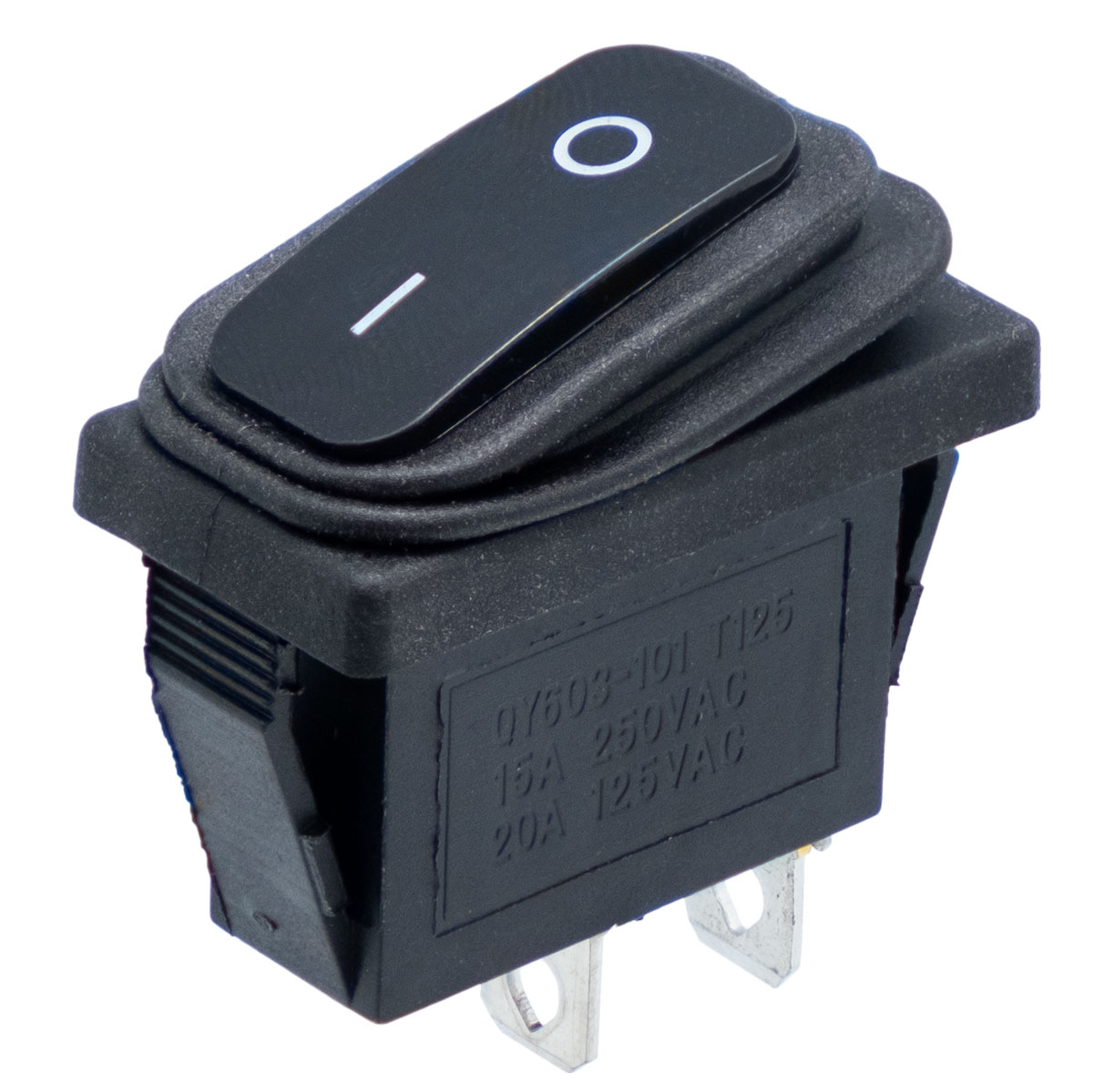 Interruptor estanc, rectangular 2 pins