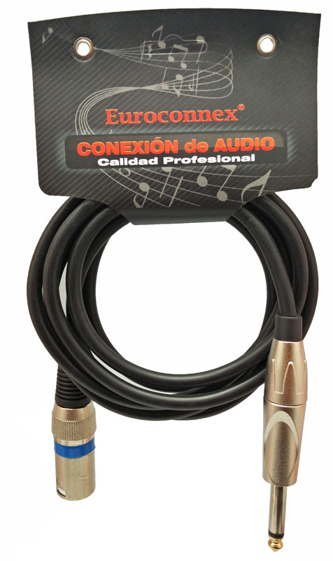 XLR MA.- 6,35 MONO MA., 2,0m.