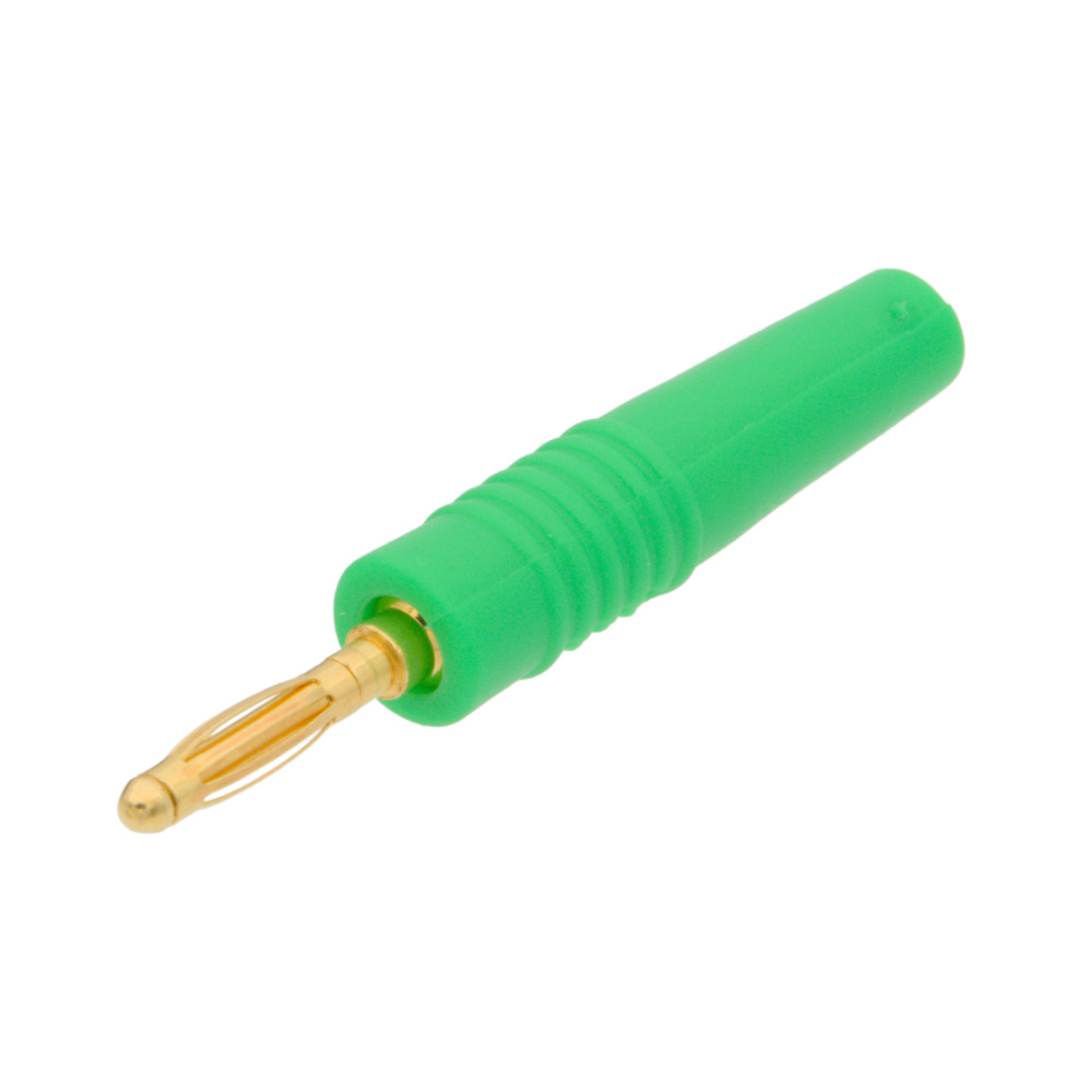 Fiche Banane Mâle 2mm, 9-leaf - Silicone Vert