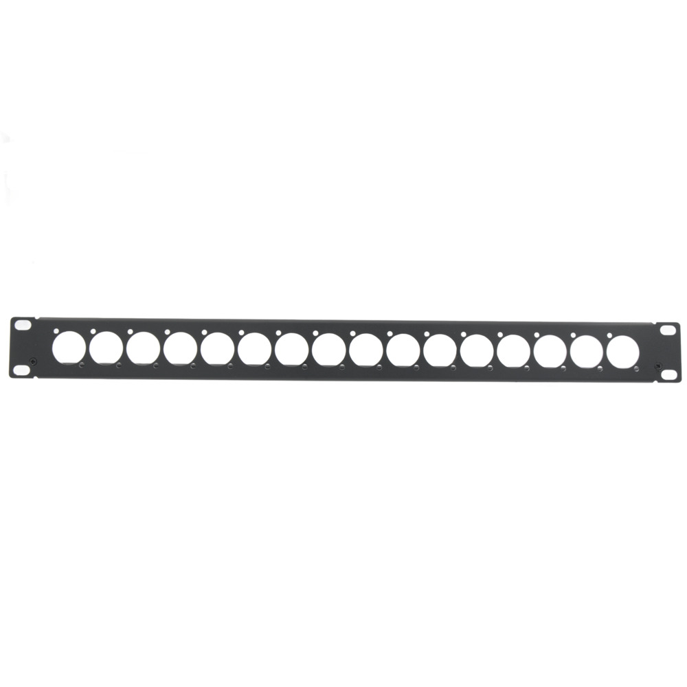 PatchPanel 16 ports pour connecteurs audio/vidéo à vis XLR / speakON / HDMI