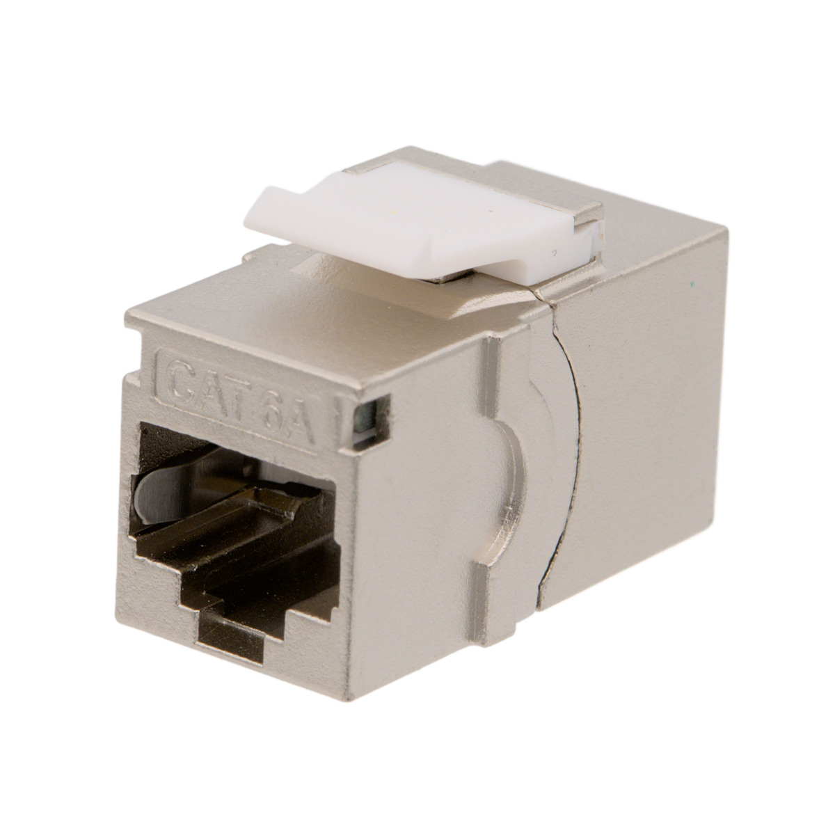  Adaptador CAT.6A STP, RJ45 doble hembra