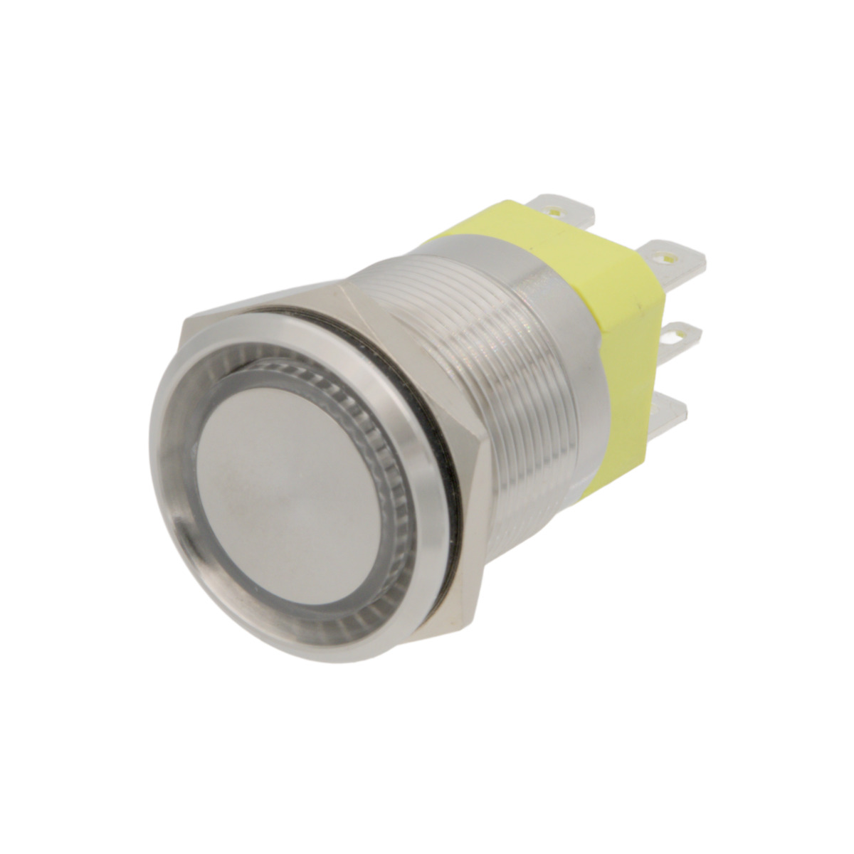 22mm Metal Switch w/ Blue LED for Currents up to 20A
