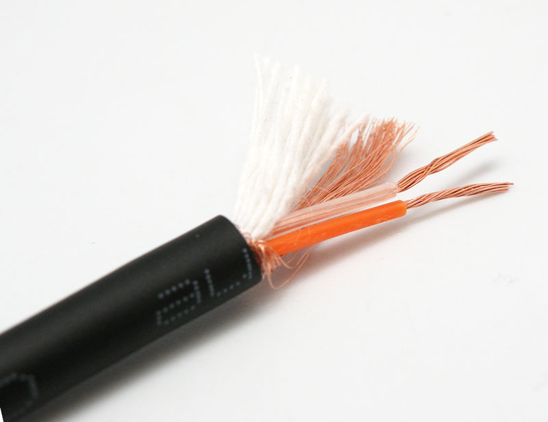 Microphone Cable, 2x0.25mm², Bare Copper OFC, 100m