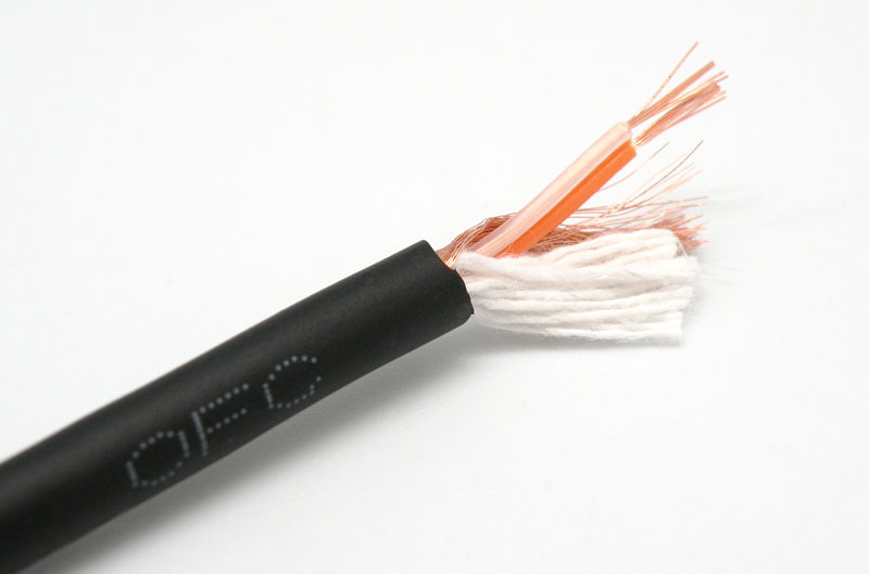 Microphone Cable, 2x0.35mm², Bare Copper OFC, 100m