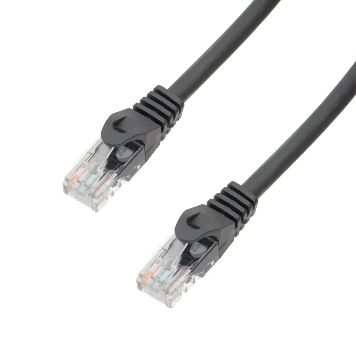 Cat.6 UTP LSZH, 26 AWG, 1m, Negro