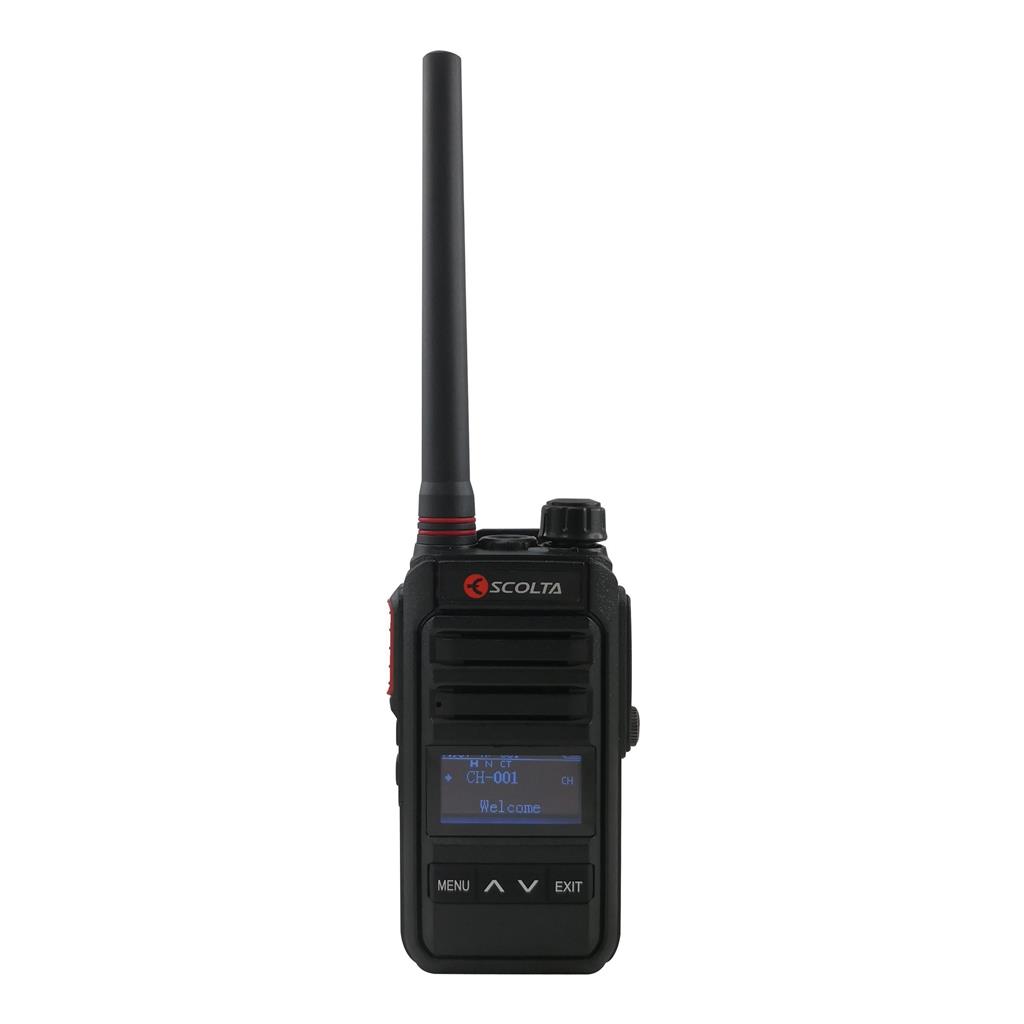 ESCOLTA FOX PMR446 Portable Transceiver with Flashlight - Ideal for Hunting - Compatible with Kenwood Devices