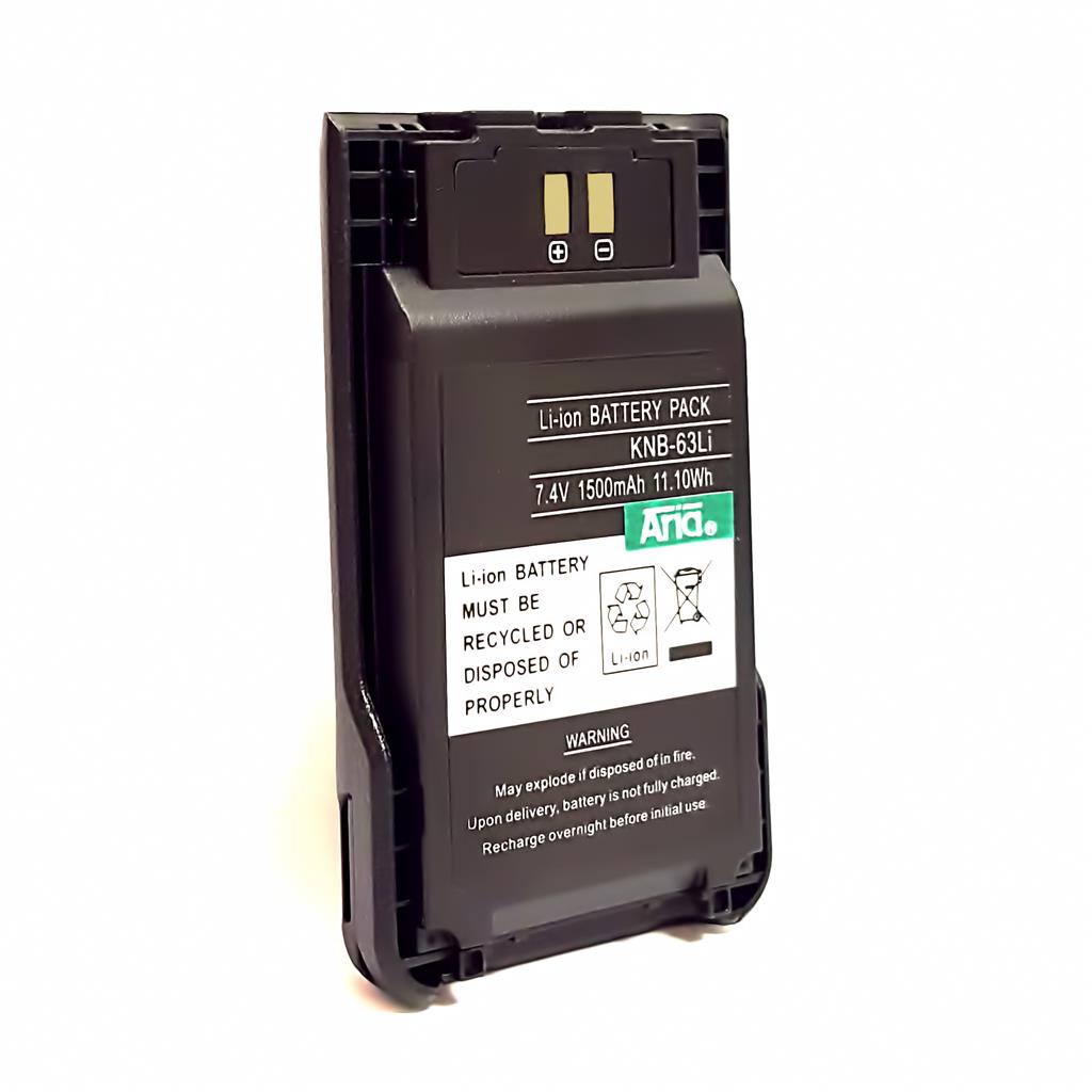 Battery for KENWOOD, 7.4 V, 1500 mAh, Li-Ion