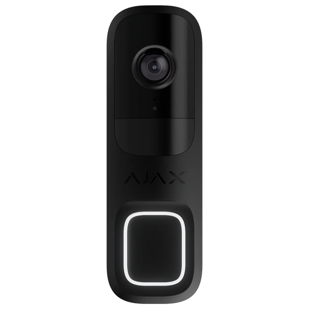 Ajax DoorBell. Video timbre con PIR e IA integrada. Color Negro