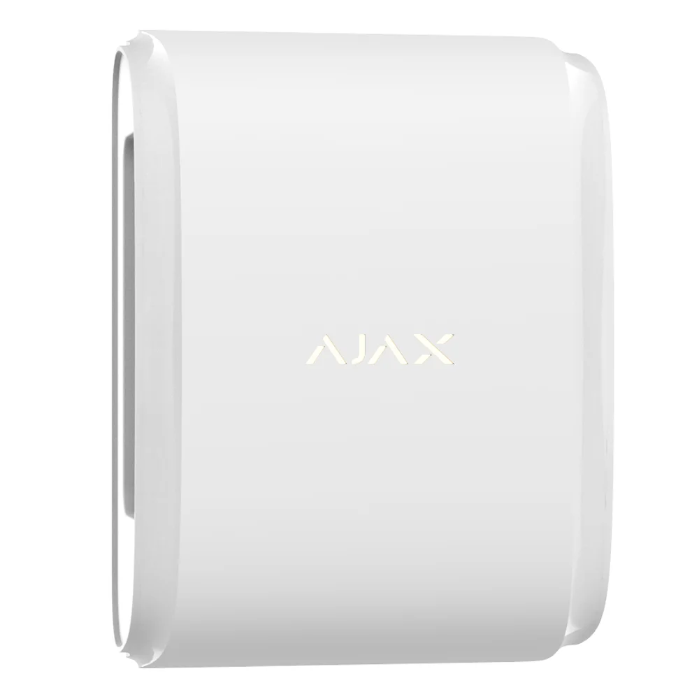 Ajax DualCurtain Outdoor. Detector PIR exterior de cortina DUAL inalámbrico. Color blanco