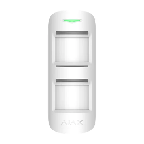 Ajax MotionProtect Outdoor. Detector PIR exterior inalámbrico. Color blanco
