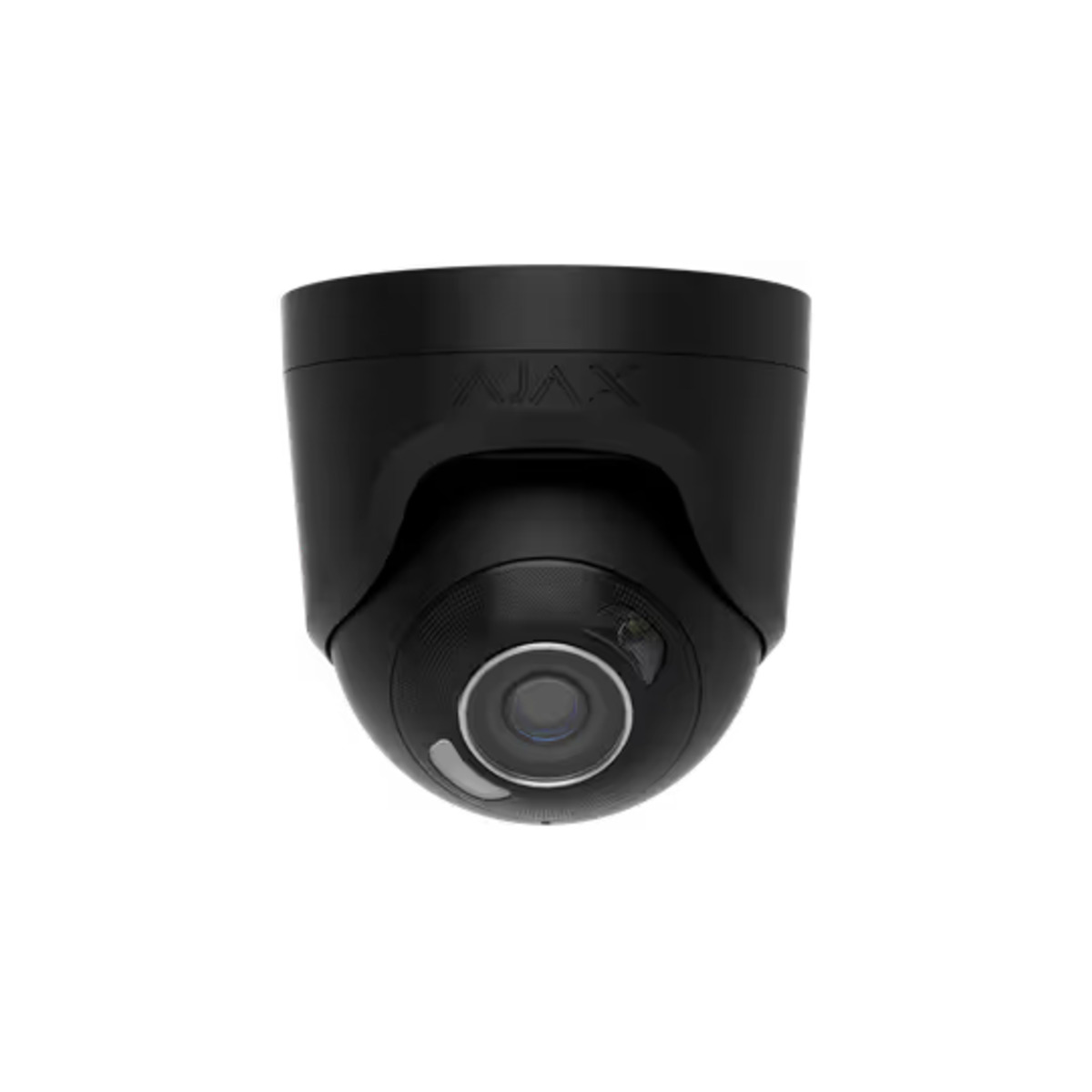 Cámara IP Turret 8 Megapixel Ajax - 1/2.7" Progressive Scan CMOS - Lente 2.8 mm | Ranura MicroSD hasta 256GB - IR 50m | Luz Blanca 50 m | PoE 802.3at - Con Inteligencia Artificial - Color negro