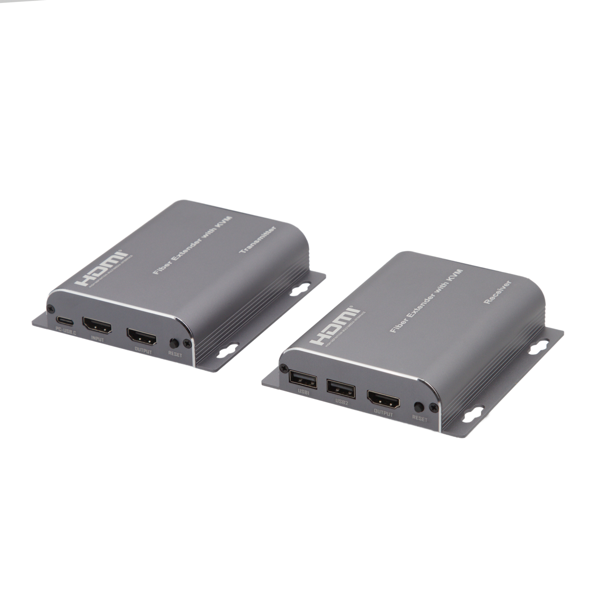 Extensor HDMI y KVM por Fibra Óptica, 1080p@60Hz