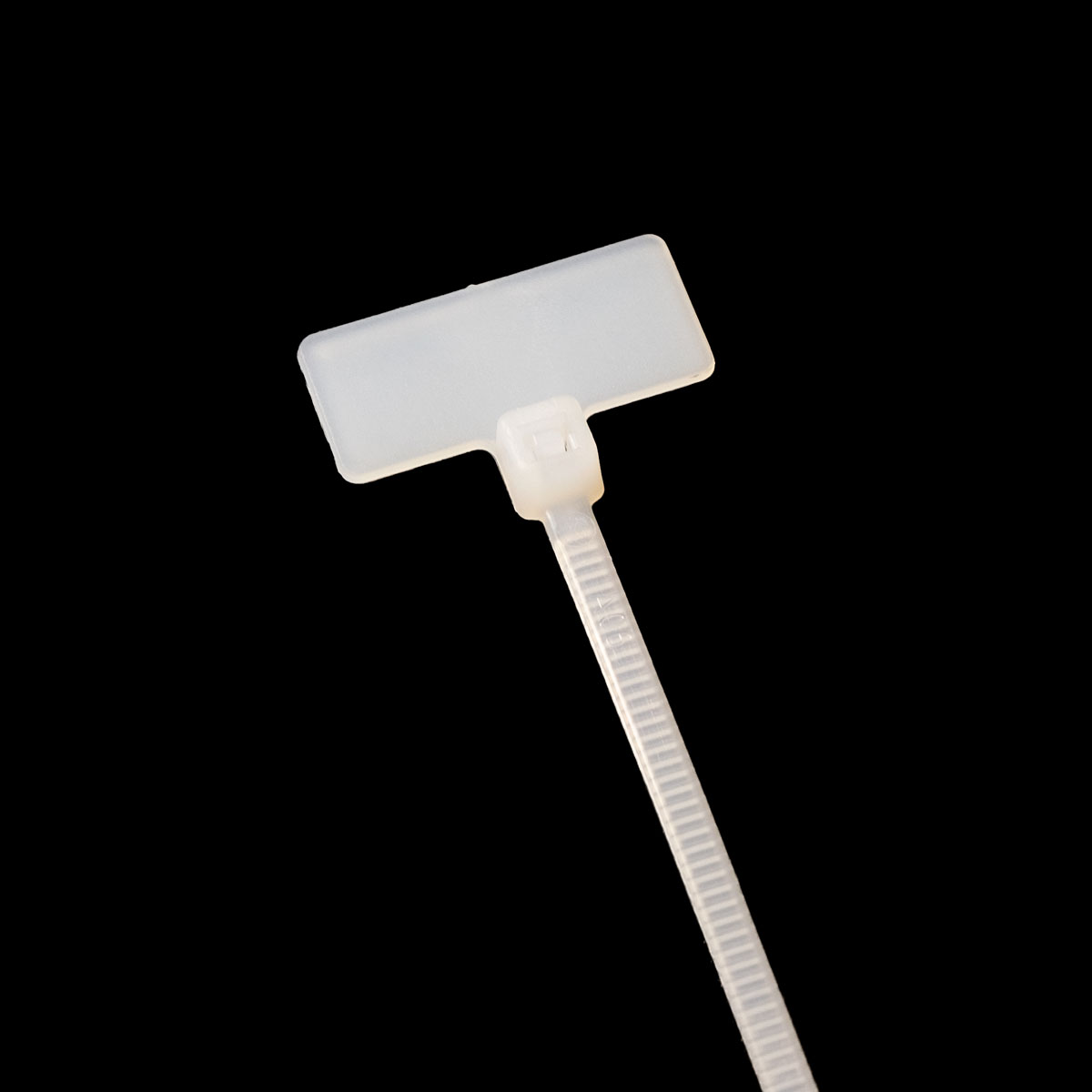 Marker cable tie 2.5x100mm Natural, Nylon 66