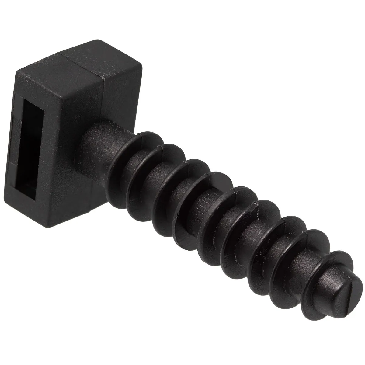 Cable Tie Plug, 9.8 x 43.6 mm, Black