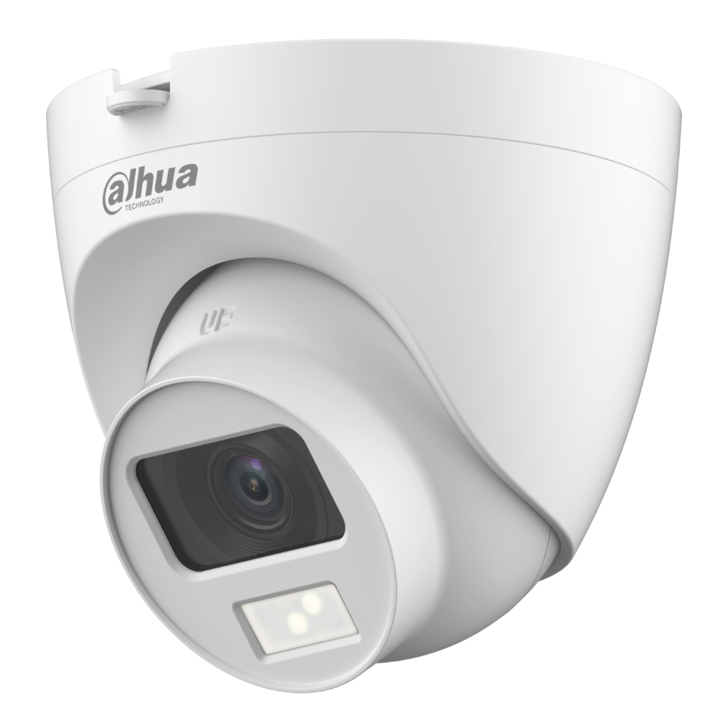 Dome HDCVI 4EN1 2M 1080P Illum Dual LED20m/IR20m 2.8mm IP67 MIC Quick-to-install