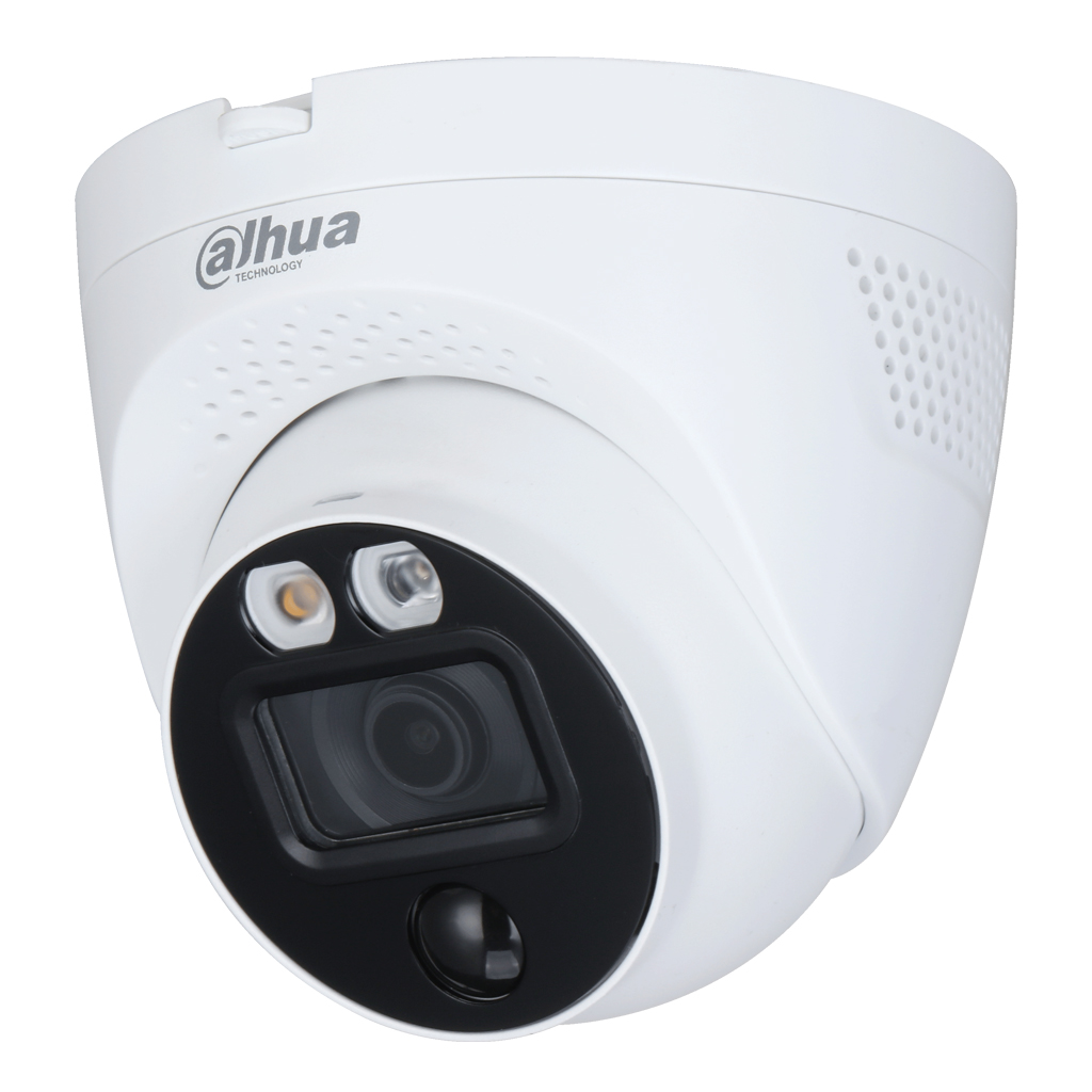Dome HDCVI 5M dWDR LED30m 2.8mm IP67 PIR Disuasión activa Quick-to-install