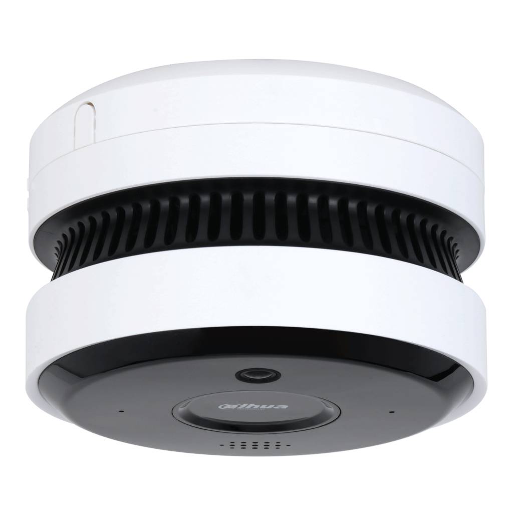 Circular Cam IP 5M DN WDR90dB 3DNR IR20m 2.0mm AUDIO MIC E/S con detección de humo e incendio AI