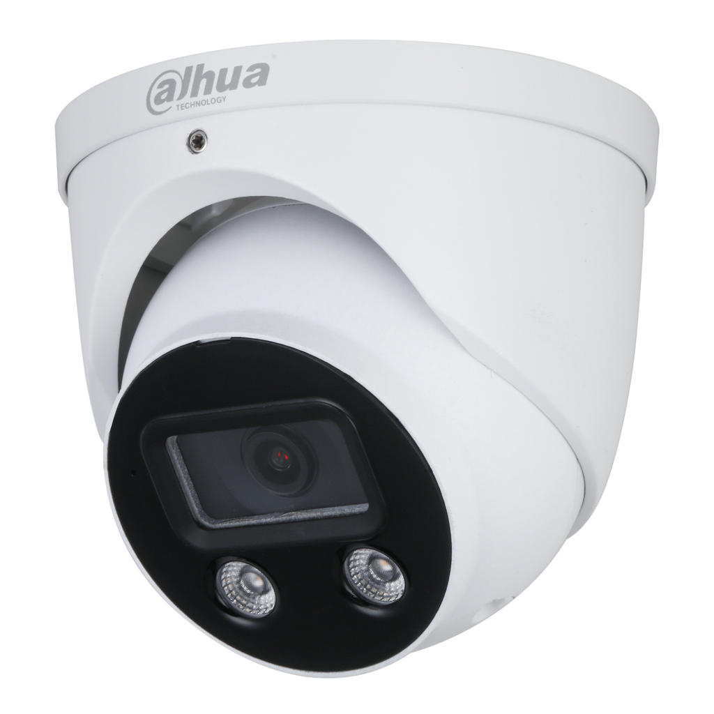 Dome IP H.265 AI 2M DN SMART WDR Starlight Illum Dual LED50m/IR50m 2.8mm IP67 PoE SD AUDIO MIC E/S