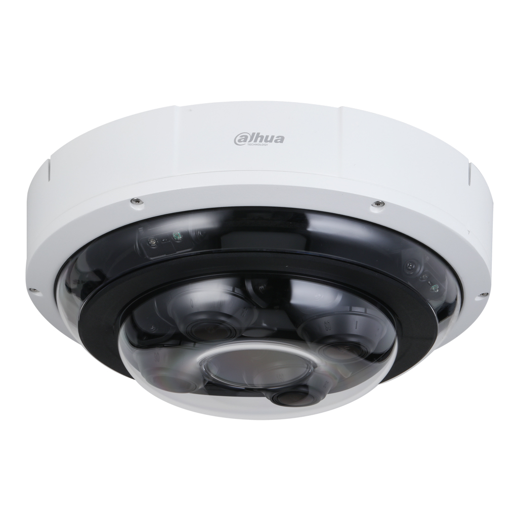 IP Camera IP H.265 4x5MP 4-Directional IR30m 360º IP67 IK10 PoE+ AUDIO I/O. Anticorrosion