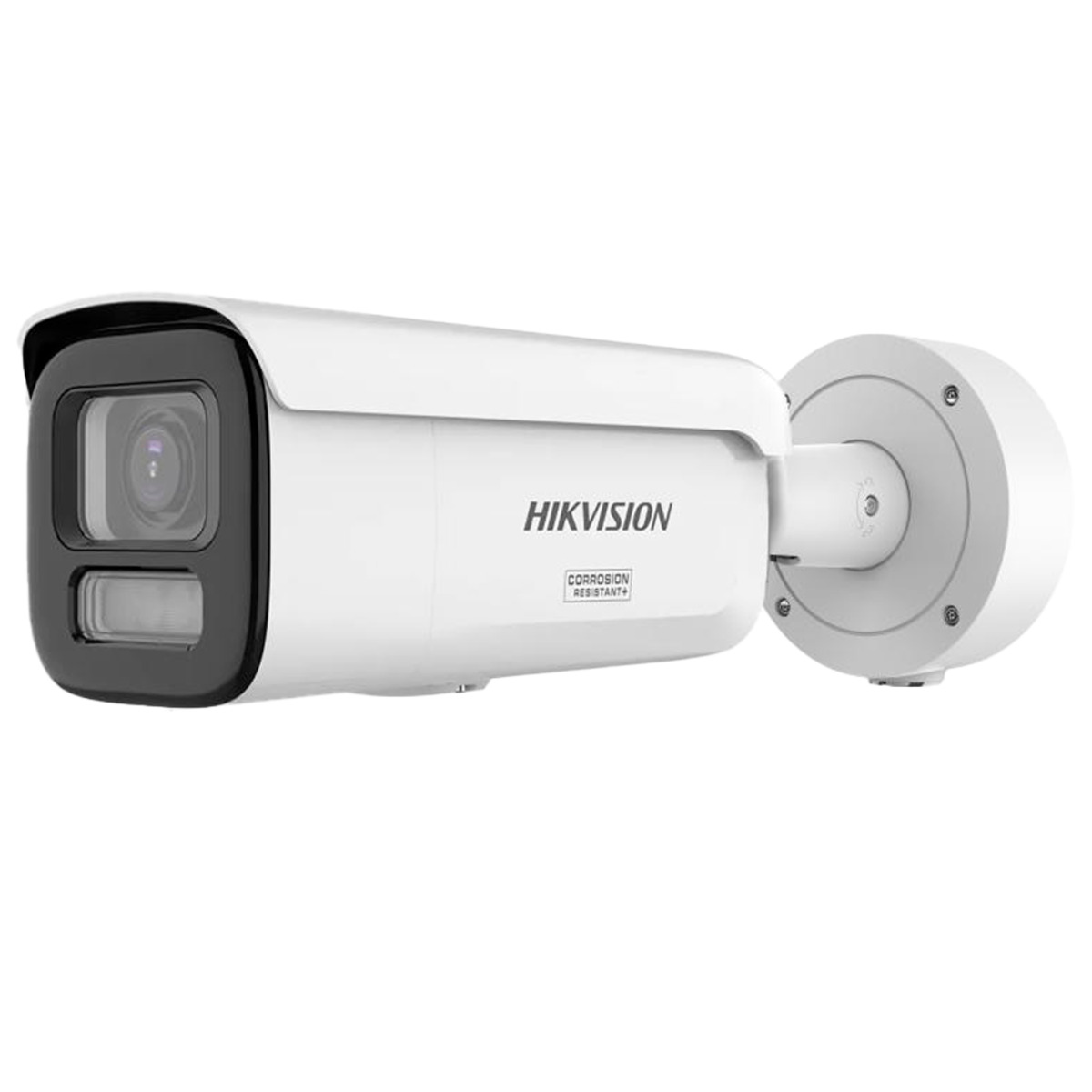 Hikvision cámara IP Bullet gama PRO ColorVu3.0 - Resolución 4 MPx | PoE IEEE802.3at - ColorVu3.0: imagen a color HikAI-ISP F1.2 1/1.8&quot; - Lente Motorizada 2.8 - 12 mm - AcuSense3.0 | Luz híbrida hasta 60m -  Alarmas 1/1  | IP67 | IK10 | NEMA 4X