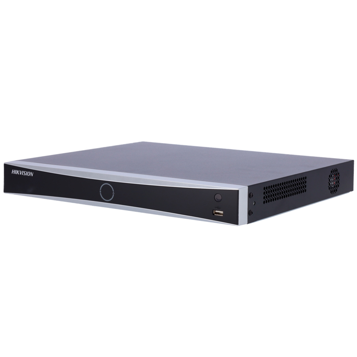 Hikvision - Gama PRO - Grabador NVR 8 CH IP - Resolución máxima 32Mpx | Alarmas | AcuSense - Ancho de banda 96 Mbps | Admite 2 discos duros - AcuSeek, búsqueda basada en texto hasta en 8CH