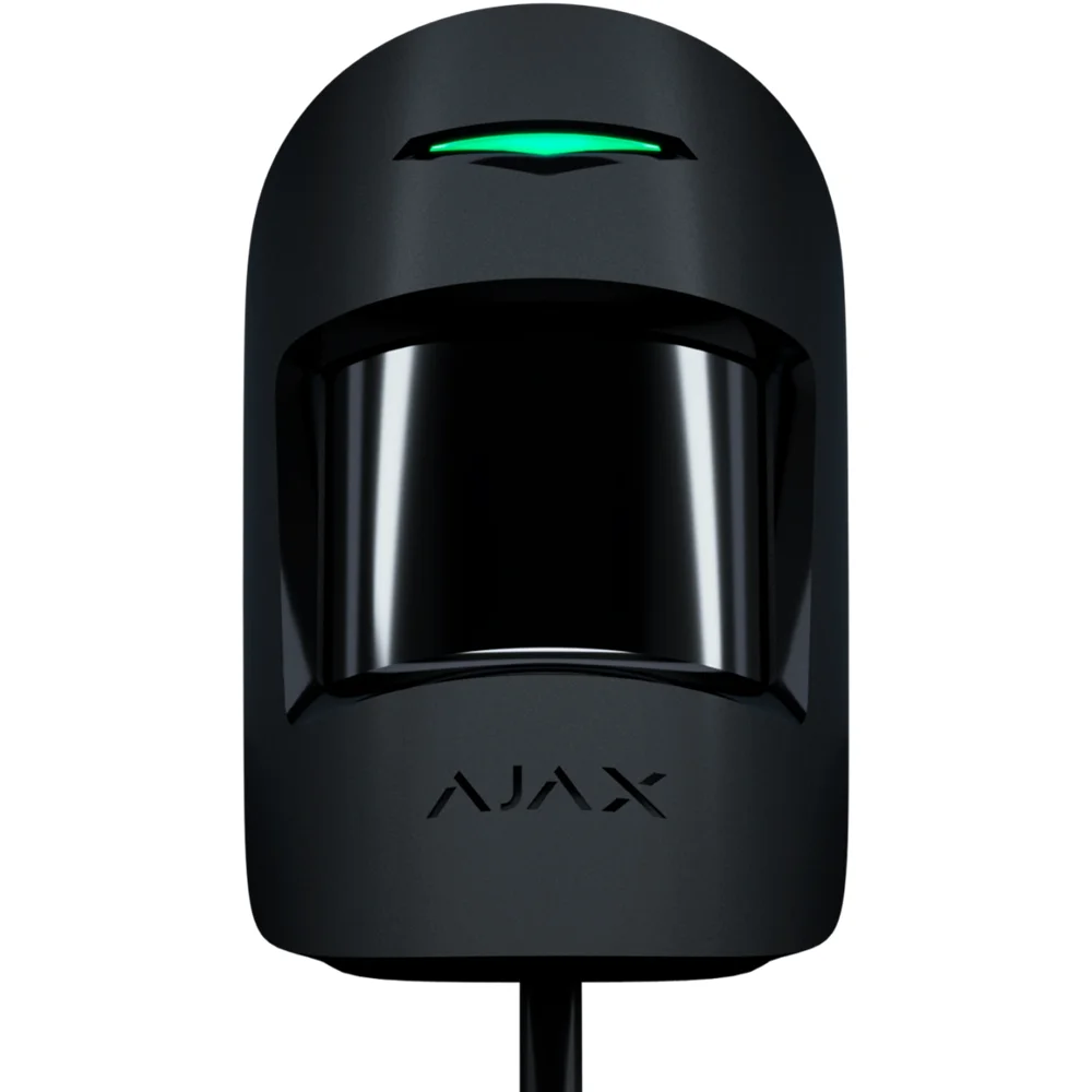 Ajax MotionProtect Fibra. Detector PIR cableado Fibra. Color negro