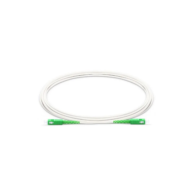 Latiguillo SC/APC a SC/APC SX SM OS2 G657A2 LSZH CPR-Dca, 10m blanco