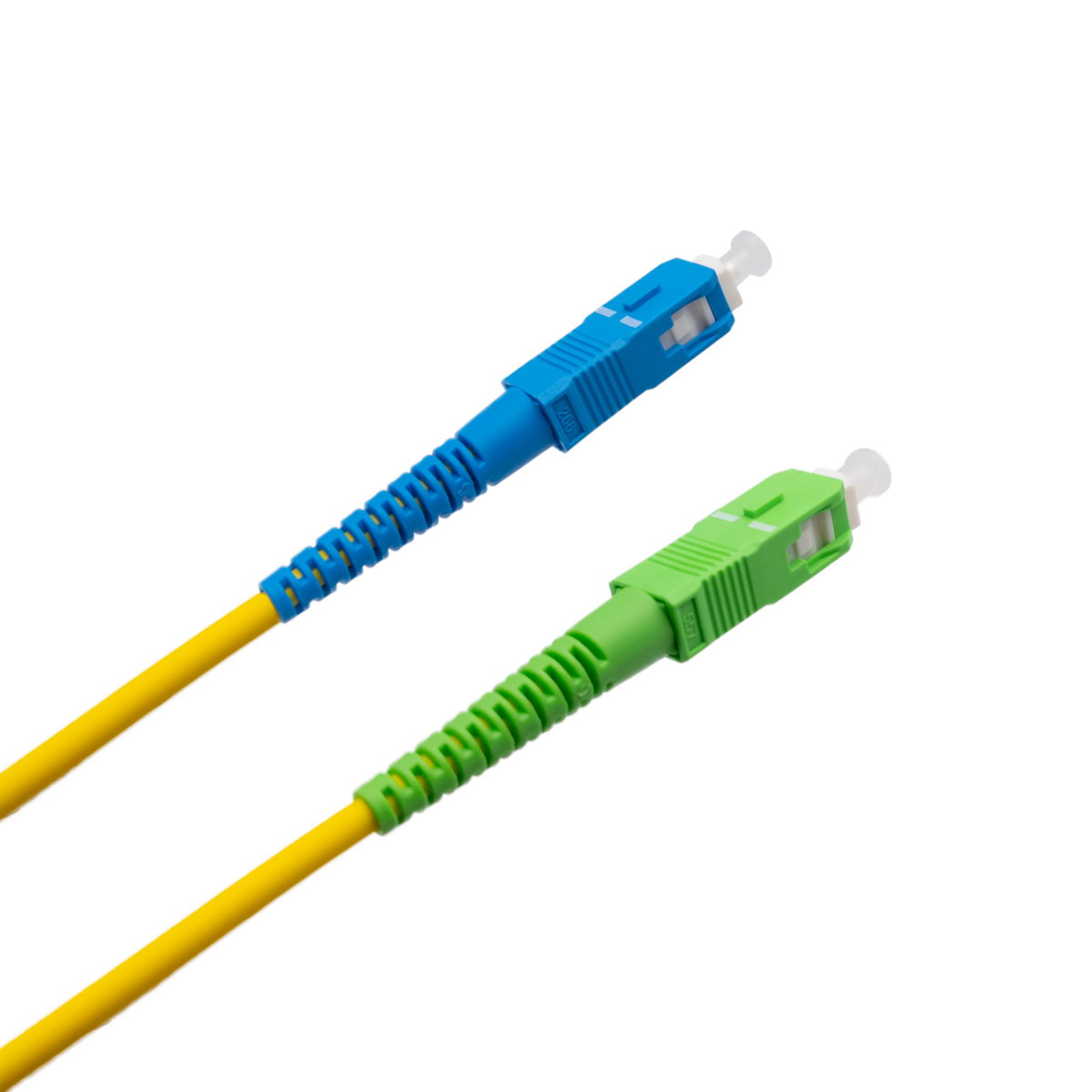 Optical fiber patch cord SC/APC to SC/UPC Single-mode Simplex, 1m