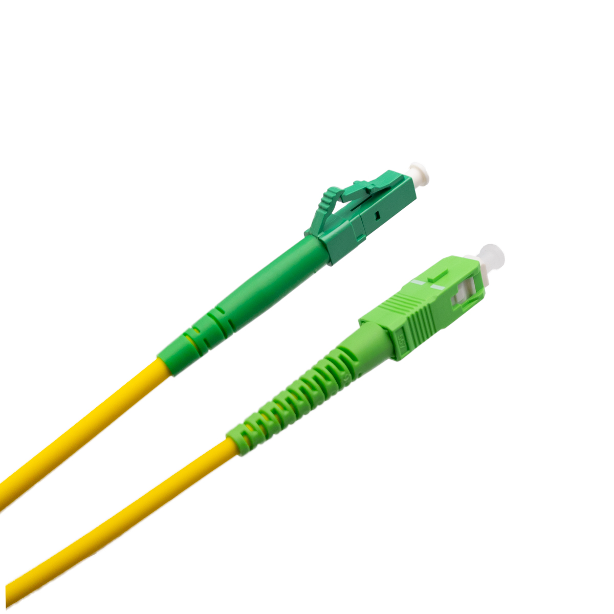 Cable de fibra òptica LC/APC a SC/APC Monomode Simplex, 1m