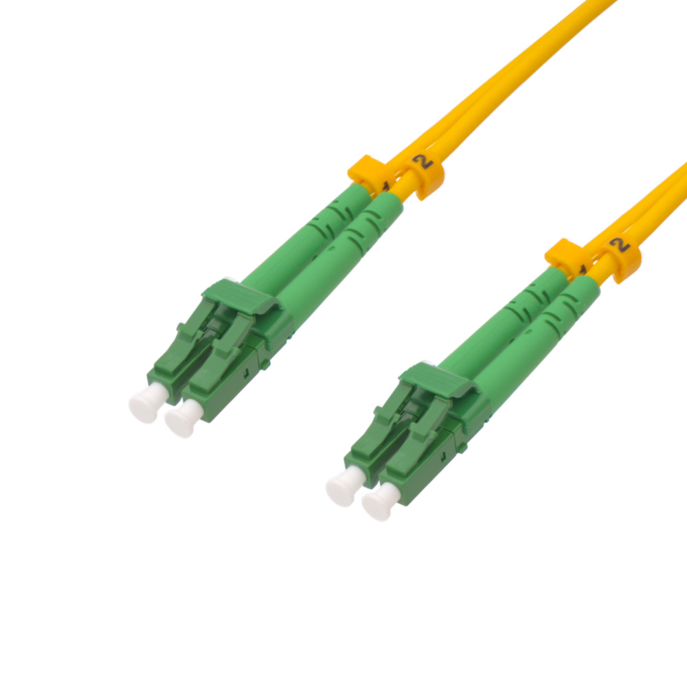 Cable de fibra óptica LC/APC a LC/APC Monomodo Duplex, 2m