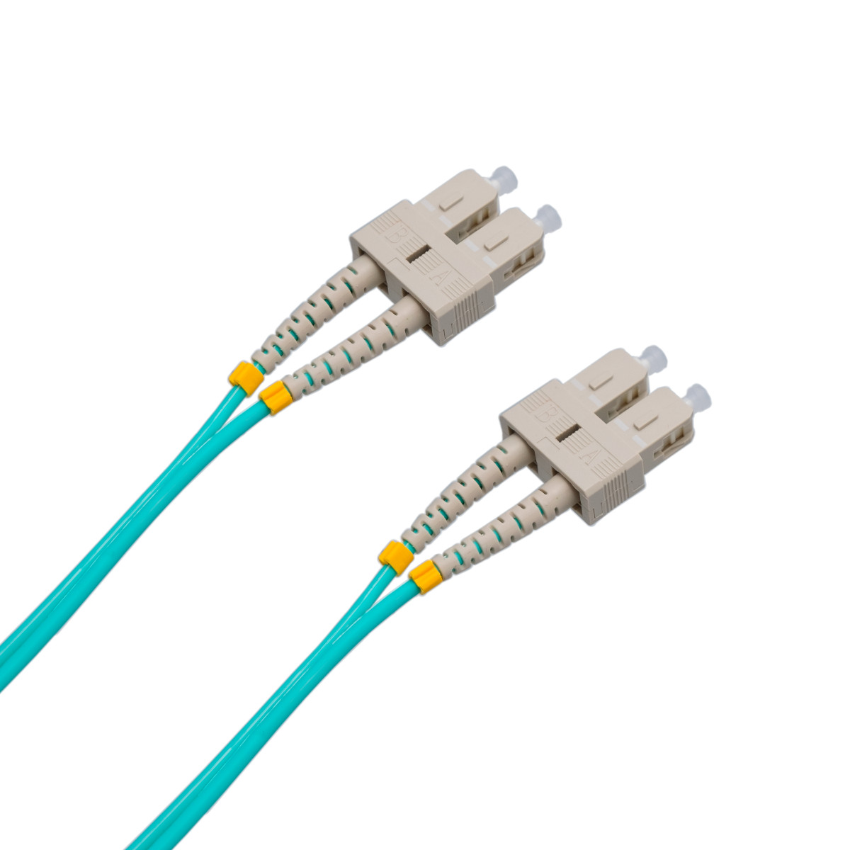 Cable de fibra óptica SC/UPC a SC/UPC OM3 Duplex, 1m