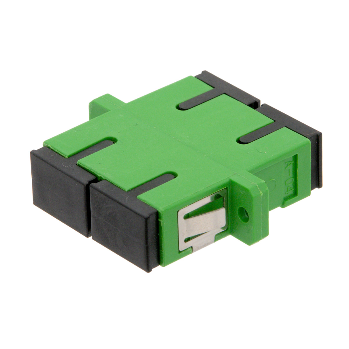 SC/APC SM DX Adapter with Flange para patch panel