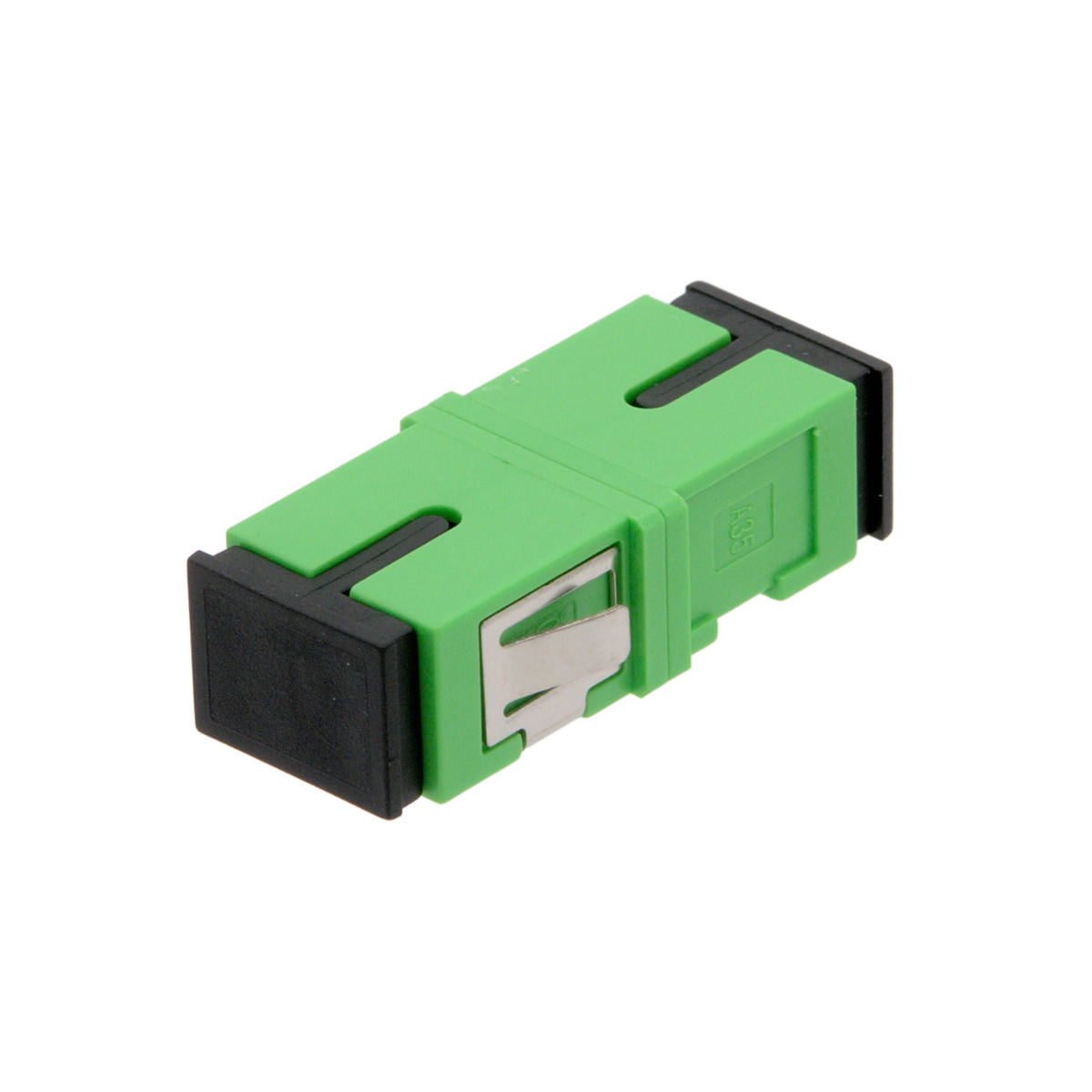 SC/APC SM SX adapter without flanges for patch panel