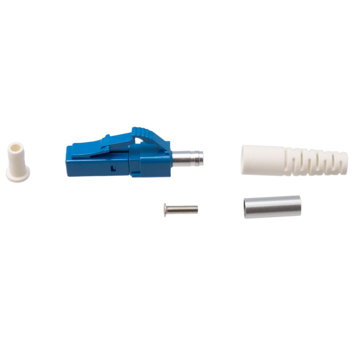 Connector LC/UPC de fibra òptica per crimpar cable de 3mm