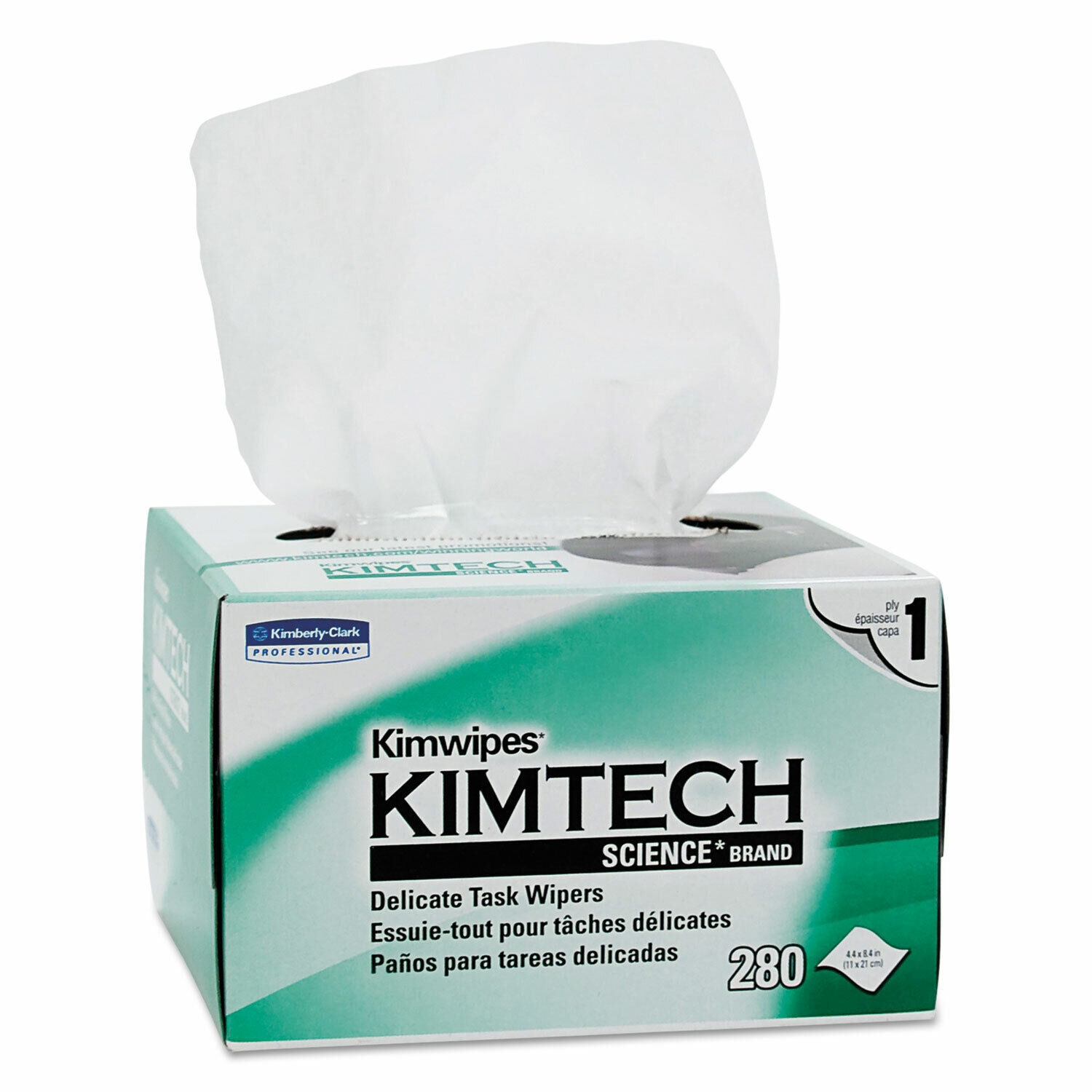 Kimtech Science™ Lingettes pour tâches délicates Kimwipes™, boîte de 280 unités