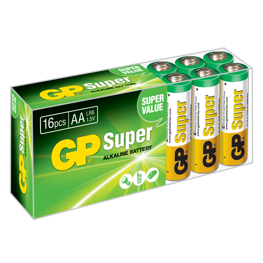 AA, LR06 SUPER ALKALINE - Box of 16u