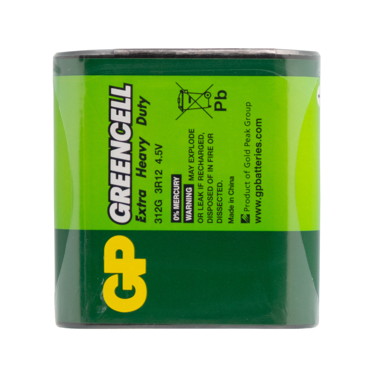 PETACA 3R12, GreenCell (Cloruro de Zinc) 4,5v - Blister 1und.